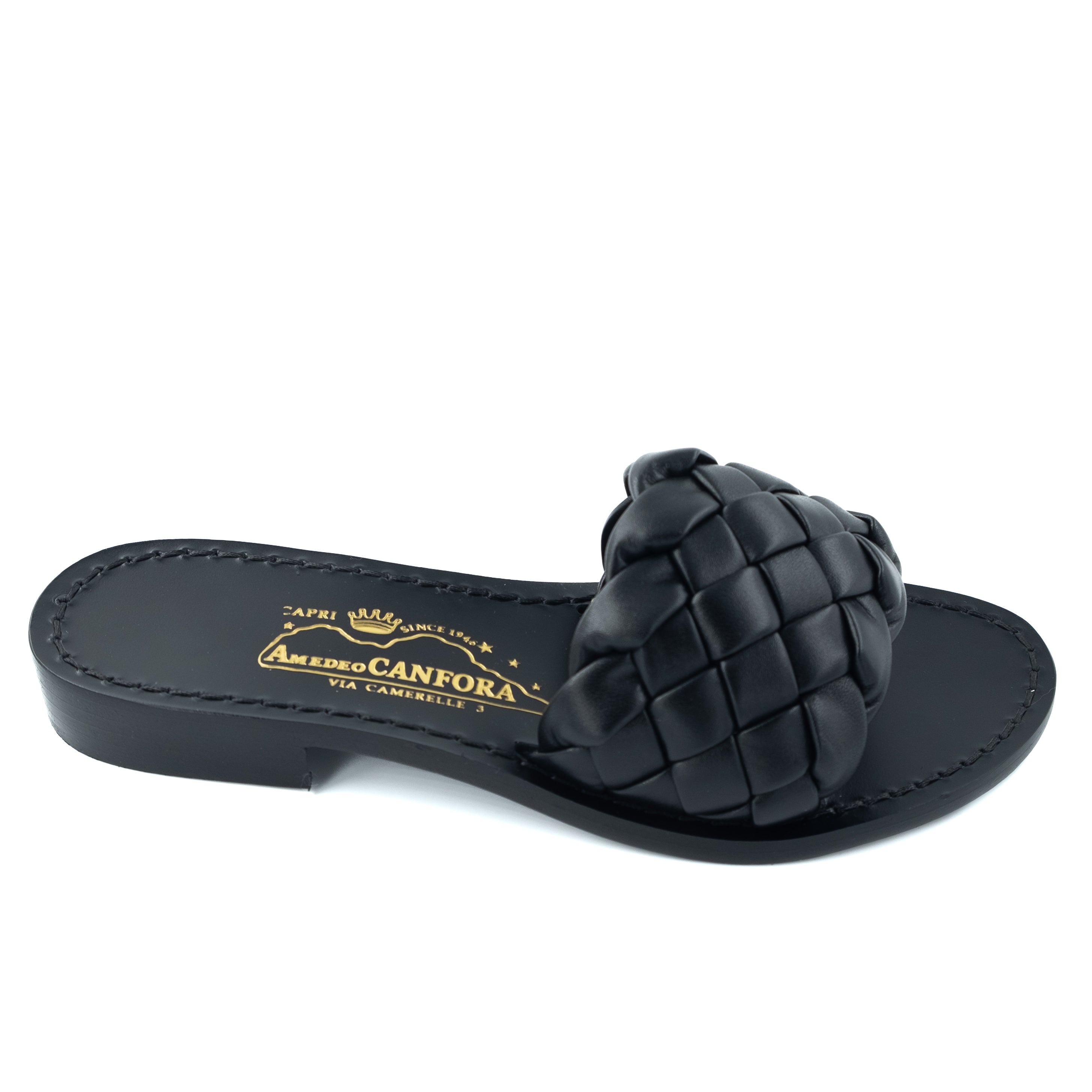 Madeline Braid - Genuine leather sandal with braided strap