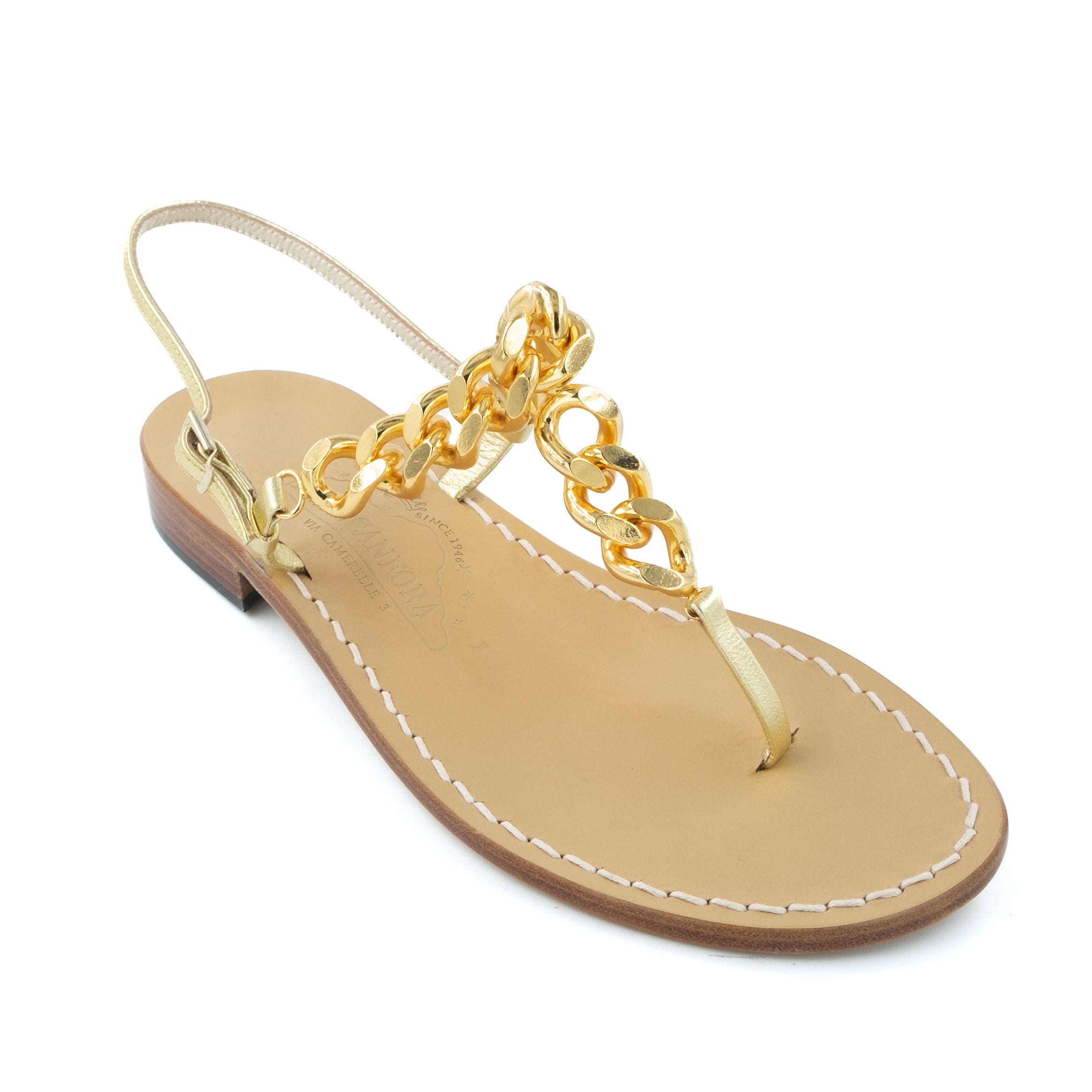 靴 Canfora Janet Sandals Janet - Genuine leather thong sandal with heel – Canfora.com