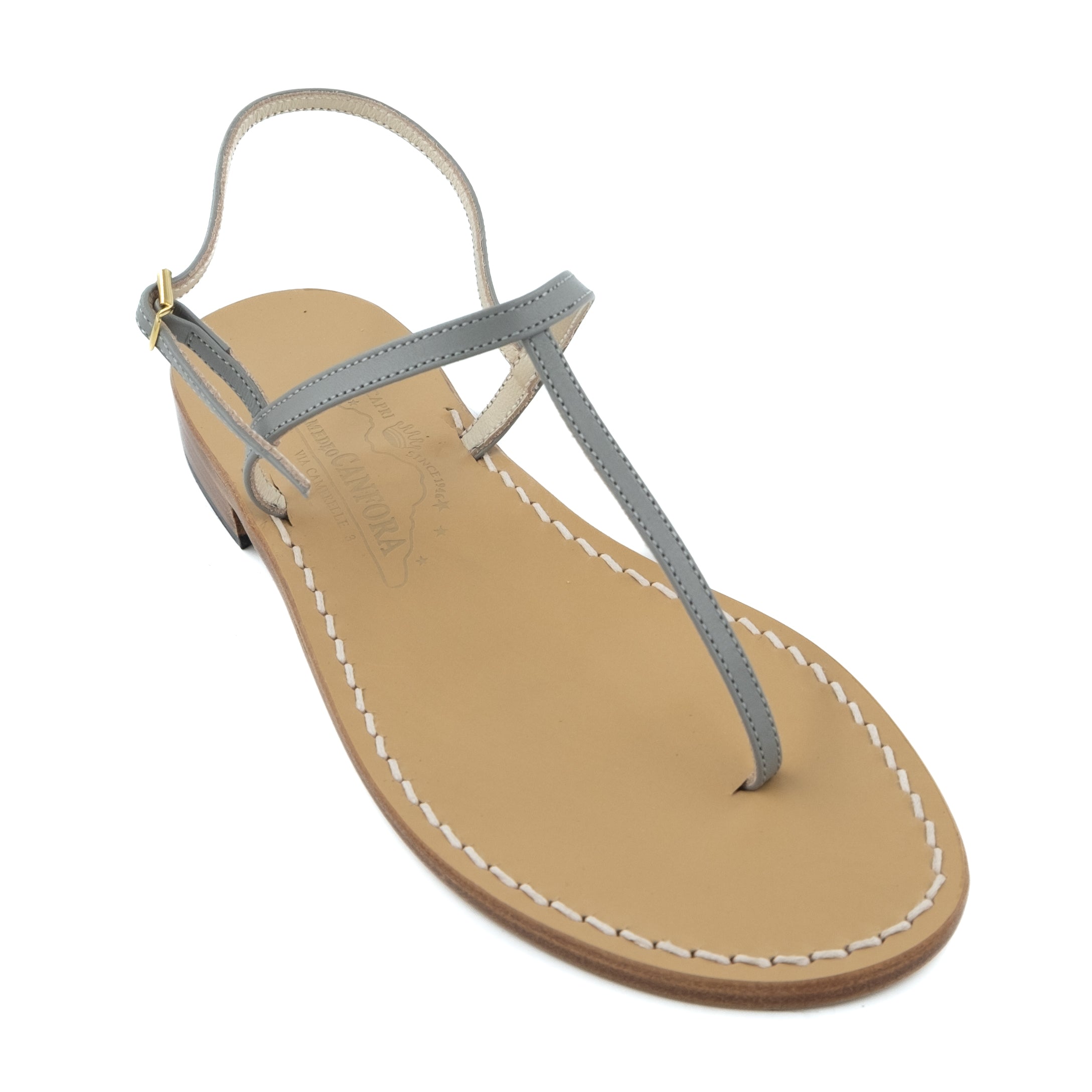 Gail - Genuine leather thong sandal with watch strap. – Canfora.com Gail - Genuine leather thong sandal with watch strap. – Canfora.com