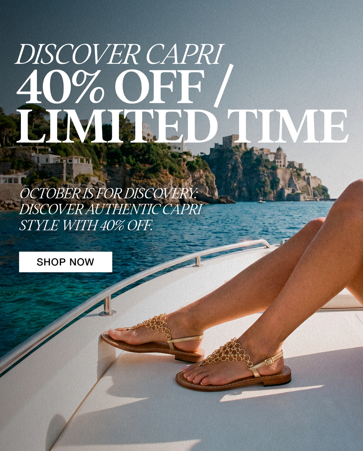 Capri Sandals, Handmade Leather Sandals - Capri Island | Shop Now Capri Sandals, Handmade Leather Sandals - Capri Island | Shop Now