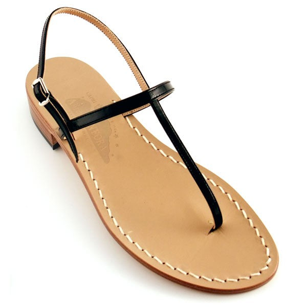 RH取扱★CANFORA/GAIL LINEN サンダル【送料関税込】 Gail Linen - Genuine leather thong sandal with linen watch